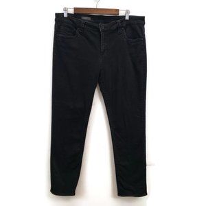 Kut From The Kloth Womens Black Straight Leg Denim Jeans Size 14S Solid Hi Rise